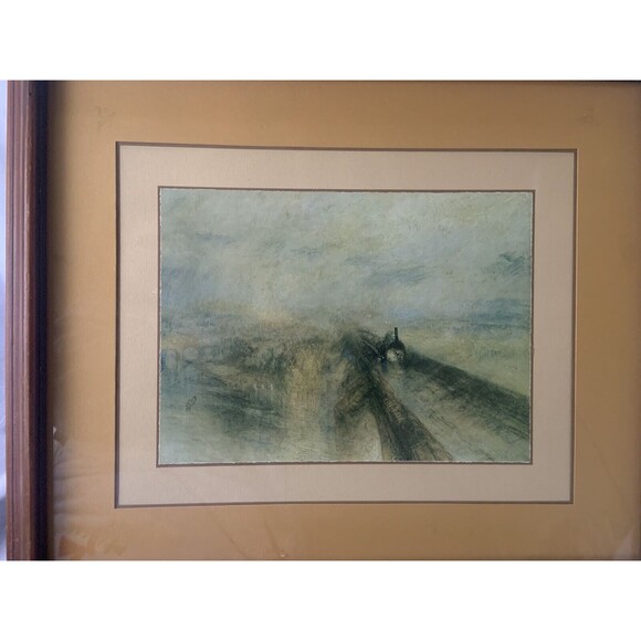 Rain, Steam and Speed, 1844 by Joseph Turner  Art printed Matted Framed - Picture 8 of 14